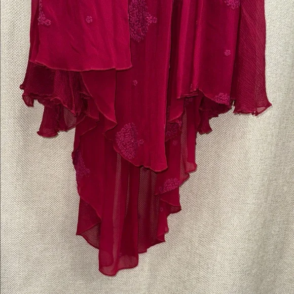 Free People Strappy Burgundy Dress - Picture 7 of 13